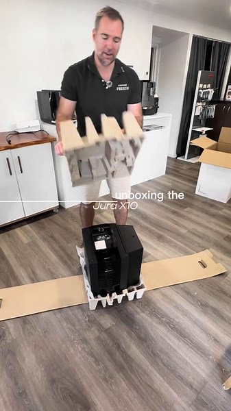 Unboxing the Jura X10 Coffee Machine