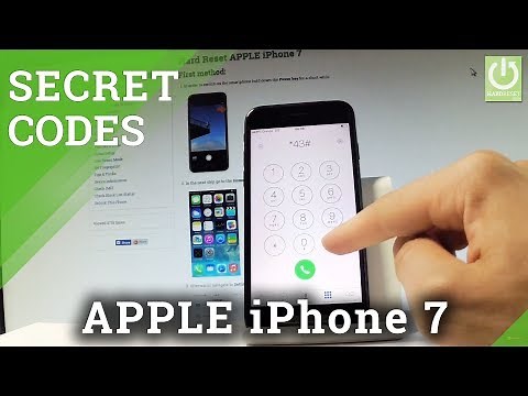 APPLE iPhone 7 CODES / Tricks / Tips / Advanced Settings