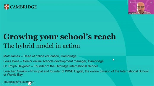 Growing your school's reach: the hybrid model in action