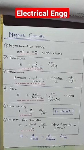 Magnetic Circuits #ElectricalEngineering #EngineeringConcepts #Electronics #TechTutorial #gate