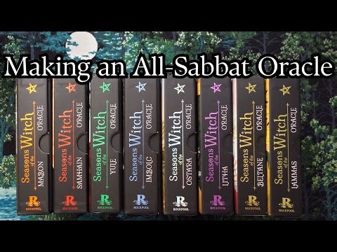 Making an All-Sabbat Oracle out of my Seasons of the Witch Oracle Decks