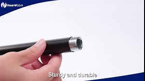 NearMoon Bath Toilet Paper Holder Stand, Freestanding Tissue Paper Storage with Reserve, Space Toilet 4 Rolls Holder for Bathroom/Kitchen Countertop-All Metal (1 Pack, Matte Black)