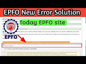 A Error: I/O error on POST request for "https://epfoauadc.epfindia.gov.in/aua/auth" Connection refus