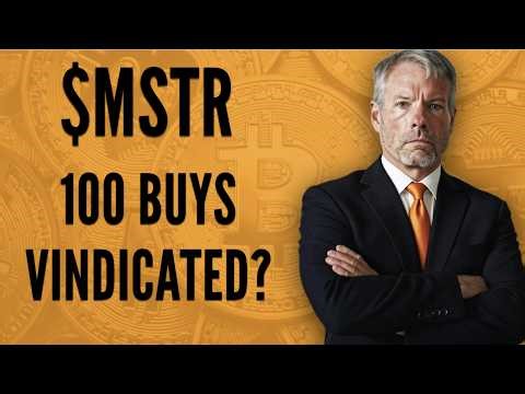 $MSTR: Saylor announces 100th Bitcoin Buy | Bitcoin Balance Sheet Vindicated?