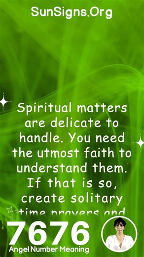 Meaning Of Angel Number 7676 | SunSigns.Org | #shorts #angelnumbers