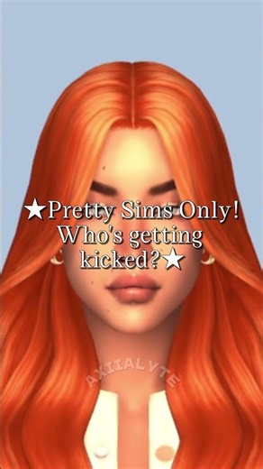 ★ Pretty Sims Only! Who's getting Kicked? ★ #cc #sims4 #thesims4 #sims4cc #cas