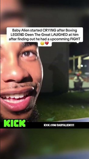 Baby Alien started CRYING after Boxing LEGEND Deen The Great LAUGHED at him 😯