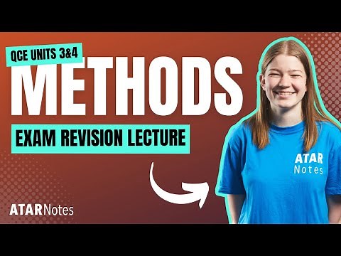 QCE Maths Methods 3&4 Exam Revision Lecture 2022