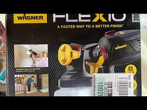 Wagner FleXio Paint Sprayer 2000 Review And Cleaning
