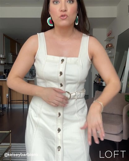 Breezy dresses, so-good denim and must-have tops? @kelseybarbiero proves we have it all! | LOFT | Facebook