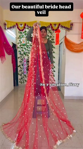 Nishu Rajput on Instagram: "Our most beautiful bride 4 Kali head veil ❤️ Bride entry veil dupatta per bookings are started Toh der kis bat ki hai apne apne order’s ko jaldi book kijiye...😍❤️ if you want to make your wedding special u can buy our hot selling bride entry name dupatta❤️ Whatsapp us for order ( 7900115982 ) best and heavy quality bride entry name dupatta.😍 Details :- Fabric:- soft net with Velvet ❤️ Colour :- maroon, red , pink etc.available ❤️ Type:- Normal to heavy many more typ