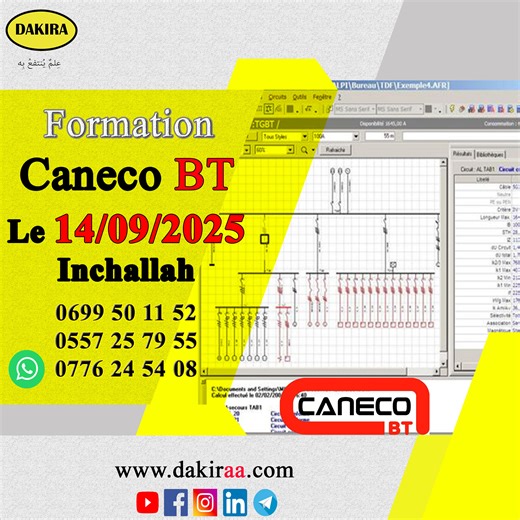Formation Caneco BT ------------------------ Programme accéléré le...