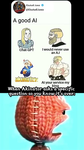 Akinator is the TRUE Final Boss! 🧞‍♂️💀#AI #Gaming #Funny