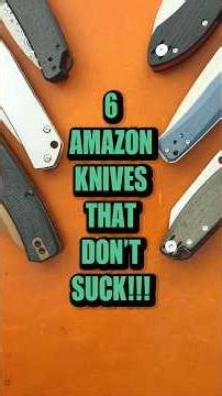 6 Knives From Amazon That Don’t Suck! #knifereview #amazon #shorts