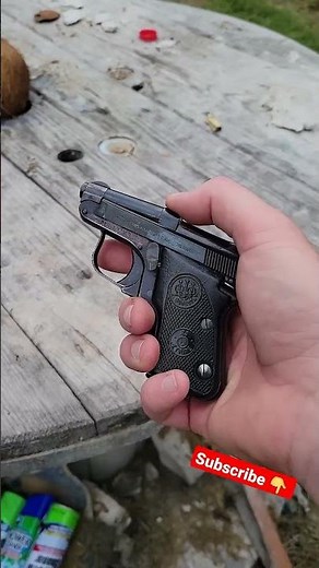 25 auto For Self Defense? - Coconut Test #shorts