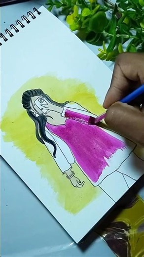 📱Beautiful Girl Selfie Drawing 💖 | Easy Drawing Tutorial ✨ #shorts