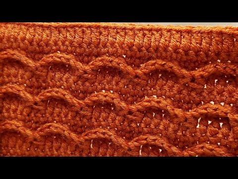 🧡😍Magnificent Embossed Crochet Pattern | Very Easy and Showy New Pattern