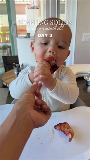 Starting Solids with Ham Steak for 6-Month-Old Babies