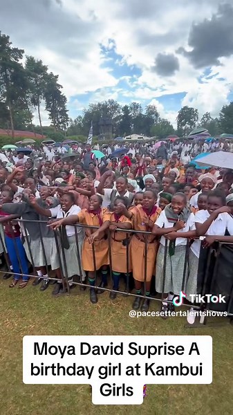 Moya David Surprises Birthday Girl at Kambui Girls