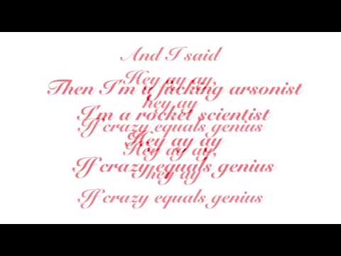 Panic! at The Disco: Crazy= Genius (lyrics)