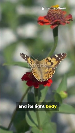 How does a butterfly fly