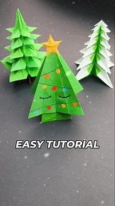 Easy Paper Christmas Tree 🌲🎄 . . #origamilibrary #papercrafts #papertutorial #papercraft #christmasdecoration #christmasart #christmastrees #christmastree | Origamilibrary