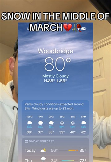 Unbelievable DMV Weather in March