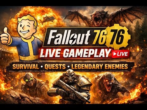 🔥Evening Coffee With Scorched beast in Fallout 76| Surviving Appalachia, Legendary Loot & Chaos!