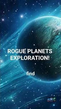 ROGUE PLANETS EXPLORATION! #space #cognitiveexploration #universe #viral #facts