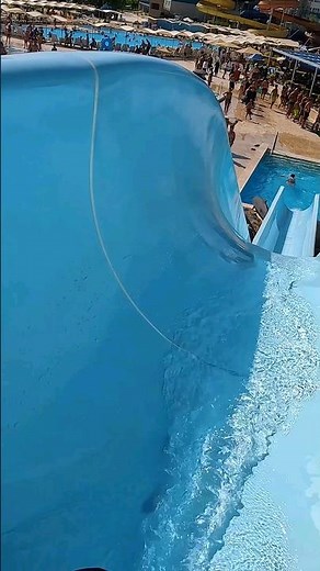 Blue Body Water Slide at Yali Castle Aquapark
