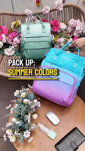 Lovevook Gradient Backpack Which gradient color do you prefer? #lovevook #color #gradient #backpack | LOVEVOOK | Facebook