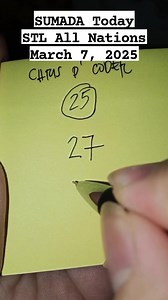 SUMADA Today STL Tips All Nations #chrisdcoder #STLVISAYAS #STLMindanao #swertreshearingtoday #stlresulttoday #PCSOLottoResultToday #lottoresulttoday #stlresult #Lotto #stl Disclaimer Content for Entertainment purposes only and guide only. | Chris D Coder