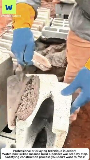 Perfect Wall Construction Process – So Clean!