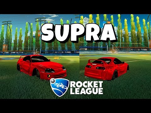 Drive the Most Epic Toyota Supra in Rocket League!