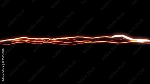 4k Dynamic Action Power Electricity Fx/ Animation of cartoon or manga flash power electric fx, with shiny light rays pulsation Stock Video