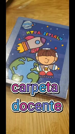 carpeta que utilizaré para organizar mis documentos #maestra #preescolar #organizaciondocente