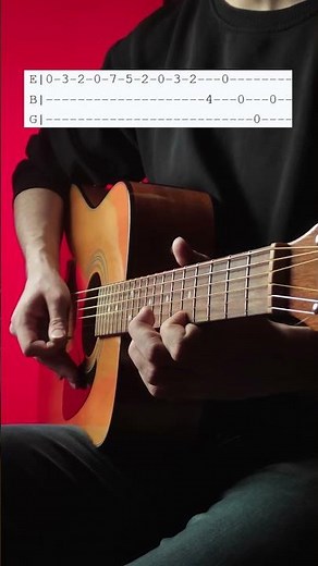 Harry Potter Theme on Guitar ✨ | Tabs On Screen (Easy Version) #guitar