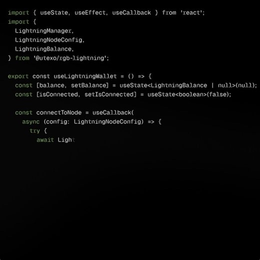 Private instant payments on Bitcoin — now in your mobile app.The RGB Lightning React Native SDK is live.https://t.co/bEYB5aF9Z7