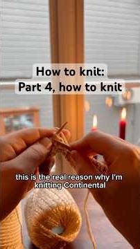 Continental vs. English style knitting… which do you prefer?