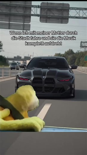 Mutter dreht Musik voll auf beim Autofahren