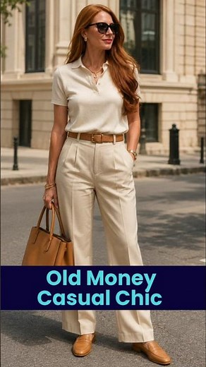 Old Money Casual Chic. 10 elegant looks. #oldmoney #quietluxury #casualchicstyle #elegant