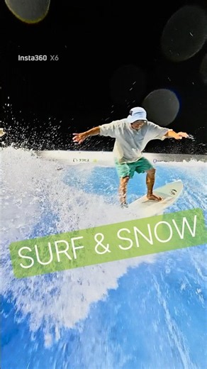 SURF &SNOW カービングターンはスノーボードとサーフィン🏄‍♂️にかなり共通項目がある！