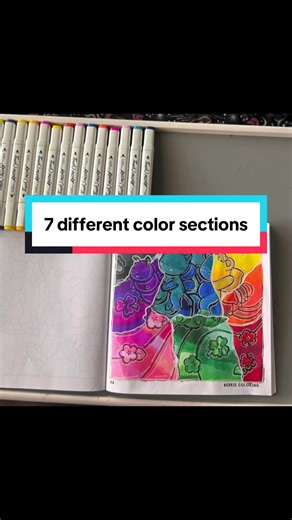Coloring My Picture in 7 Dynamic Sections