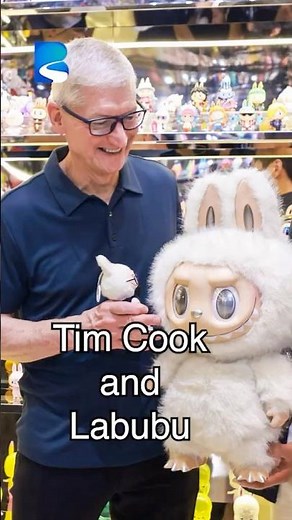 Tim Cook Just got his Own Custom Labubu