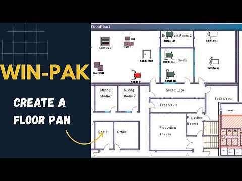 HOW TO CREATE FLOOR MAP IN HONEYWELL WINPAK ACCESS CONTROL SOFTWARE|#honeywell#winpak#accesscontrol