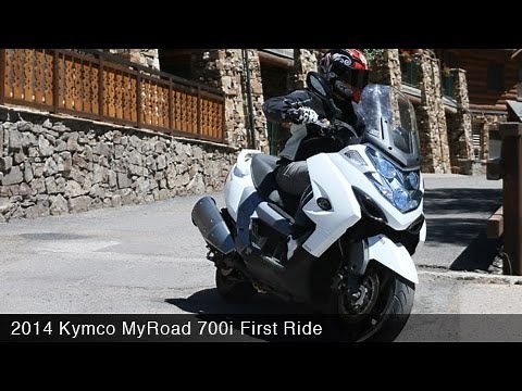 2014 Kymco MyRoad 700i First Ride - MotoUSA