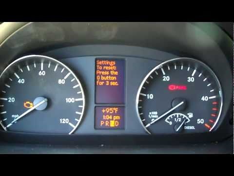 Sprinter Van check engine light comes on. This Mercedes Benz tells you what it is