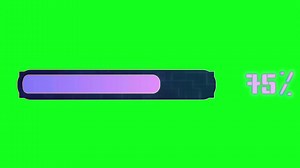 Download Loading bar for gaming on green screen background - Free video for free