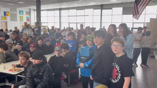 These middle schoolers got to watch ASD alumni, Alex Ferreira, win gold in the Olympic men’s half pipe! Congratulations @alexferreiraski on the biggest win of your life. Go skiers!!! | Aspen School District