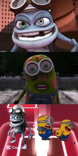 Zombie minion 🤢vs Crazy frog with coffin dance song #minions #coffindance #crazyfrog